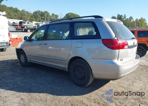 2005 Toyota Sienna Ce из США, поврежденный, VIN 5TDZA23C65S333703